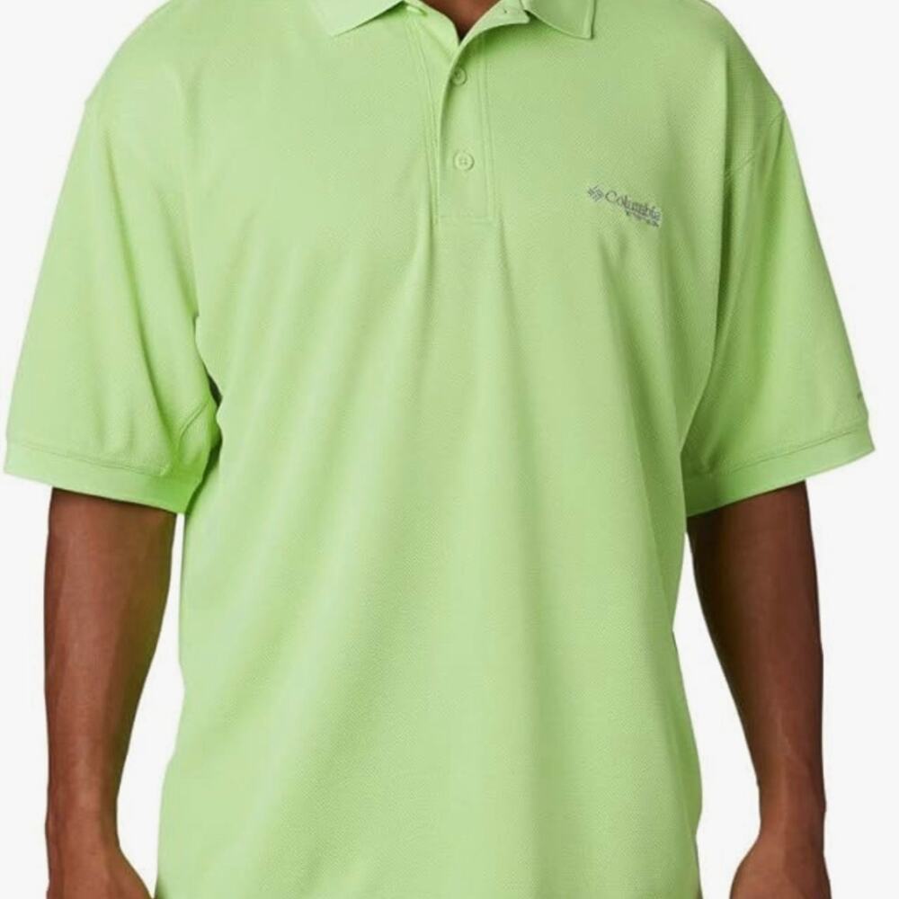Columbia PFG Omni Shade Jade Lime Green Shirt Men's XL